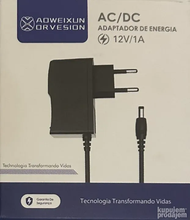 Adapter AC/DC 12V/1A NOVO