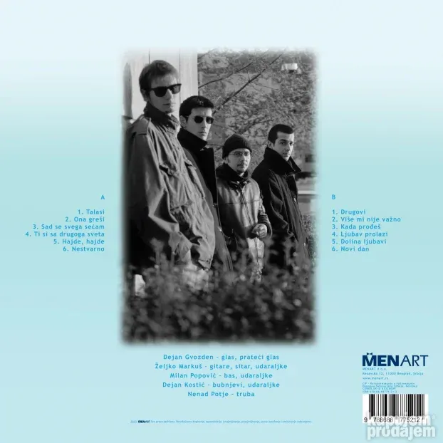Kristali -Dolina Ljubavi(blue vinil,2023,Menart)