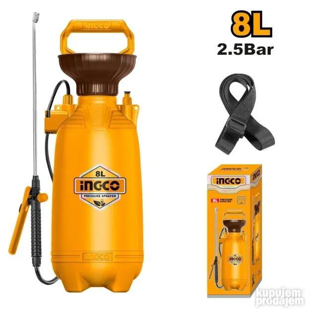 Prskalica pod pritiskom HSPP30802 8l SUPER INGCO