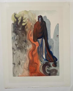 REZERVISANO - Salvador Dali - originalni drvorez 7/11