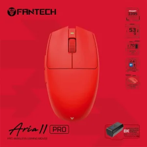 Mis Wireless Gaming Fantech XD7V2P Aria II PRO crveni