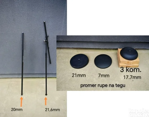 Ravan stalak , postolja ,teg  i šipke