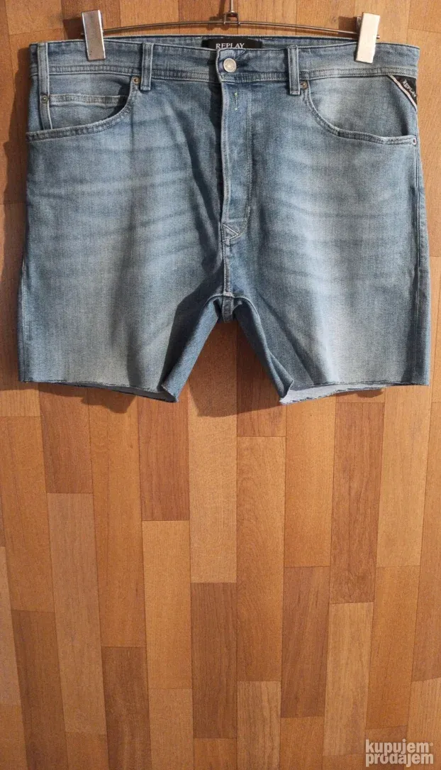 Replay Hiperflex Jeans Slim Streč Fit Šorts  W34 HQ