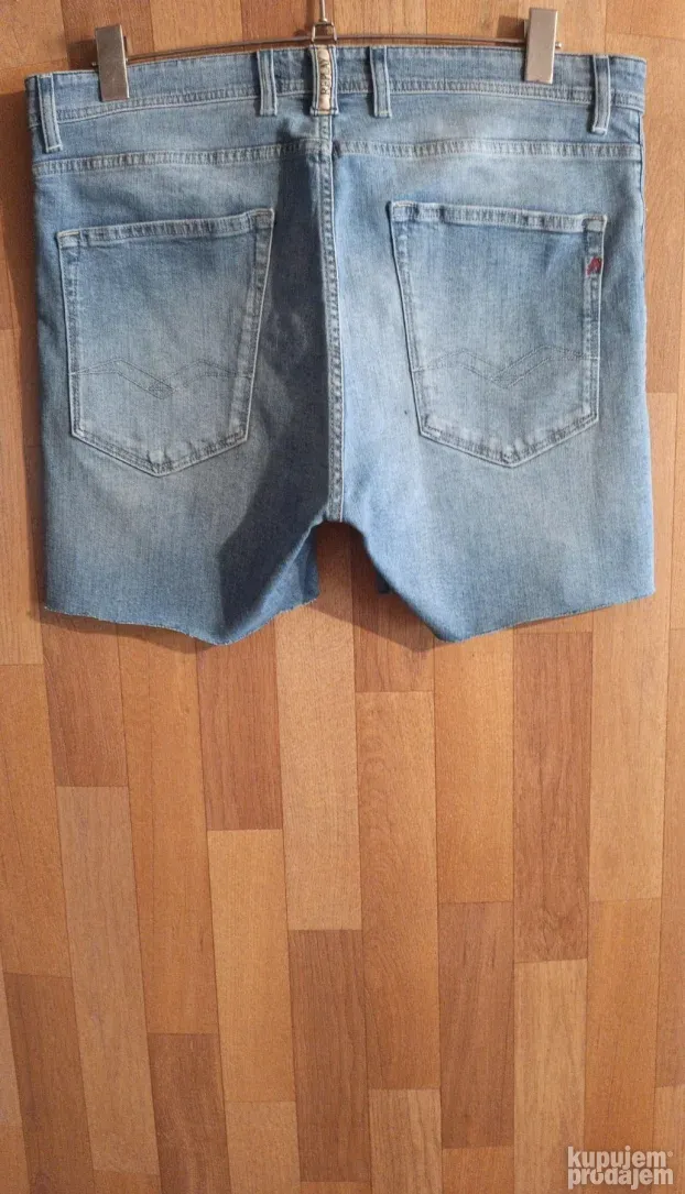 Replay Hiperflex Jeans Slim Streč Fit Šorts  W34 HQ