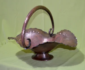 Bakar korpa posuda za voće frutijera od bakra ručni rad