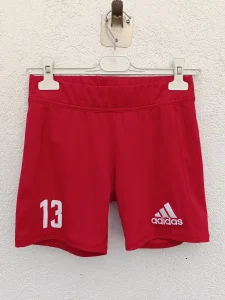 Adidas crveni šorc vel 12/14