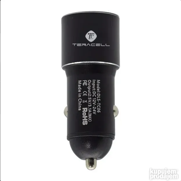 Auto punjac Teracell DLS-TC06 2xUSB+3.1A iPhone Lightning