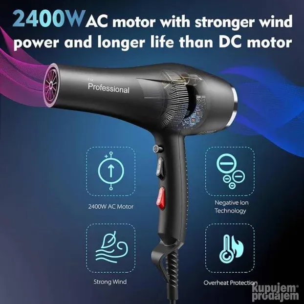 Profesionalni fen za kosu 2400W