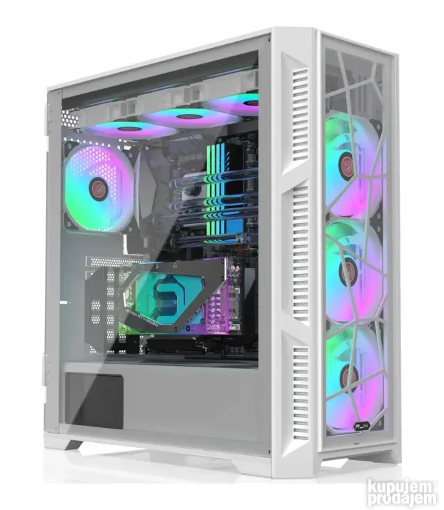 RAIJINTEK PONOS ULTRA White TG4 GAMING kuciste ARGB novo gar
