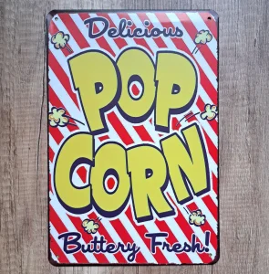 Metalna tabla POP CORN