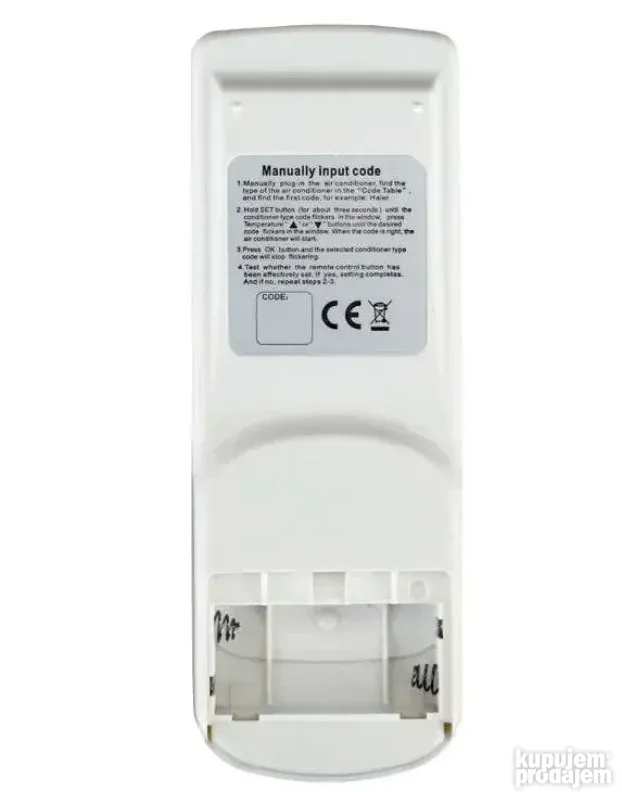 Univerzalni daljinski za klimu SEVER K-2012E