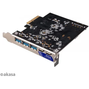 AKASA USB 3.2 Gen 2 Type C and Type A to PCIe Host Card