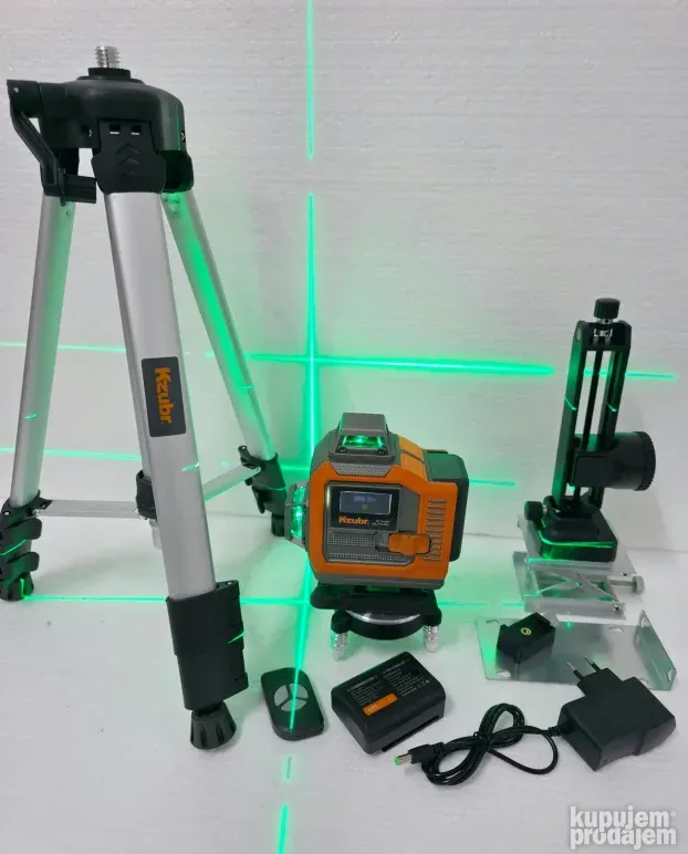 Laser za nivelaciju KZUBR 4D 16 linij 360 - 2 GOD GARANCIJE