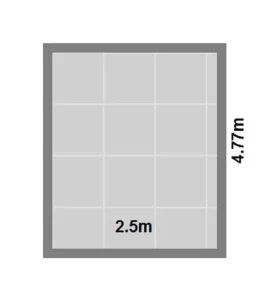 Telep - parking mesto 12m2