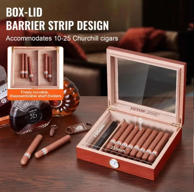 AKCIJA Humidor za 25 tompusa Cohiba oprema