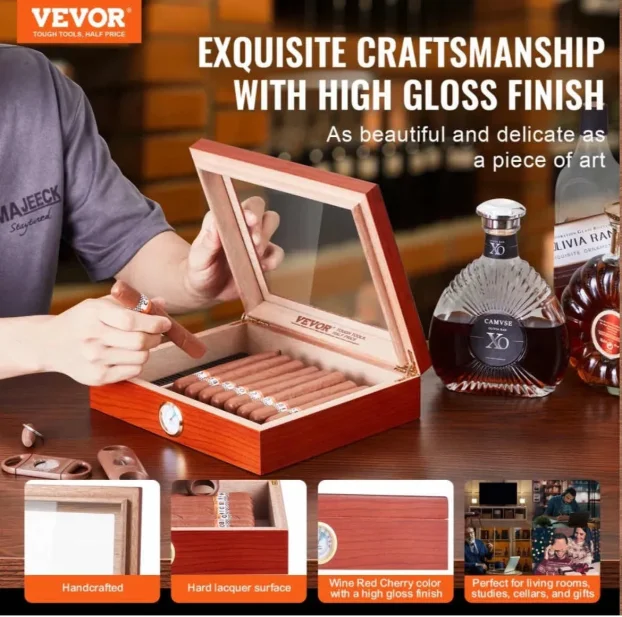 AKCIJA Humidor za 25 tompusa Cohiba oprema