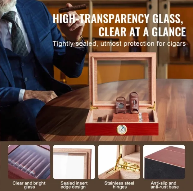 AKCIJA Humidor za 25 tompusa Cohiba oprema