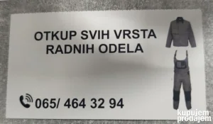 Otkup radnih odela Lazarevac