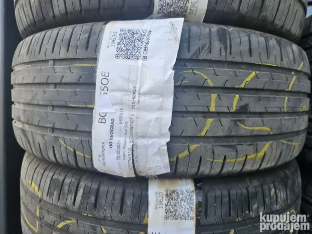 polovne letnje gume 215/60 r 16 continental 4kom