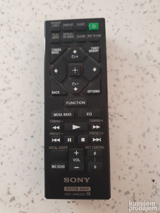 Sony rm-am220u daljinski.