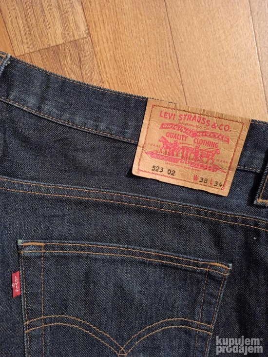 Levis 523 Denim Straight Fit W38/L34 Top! HQ