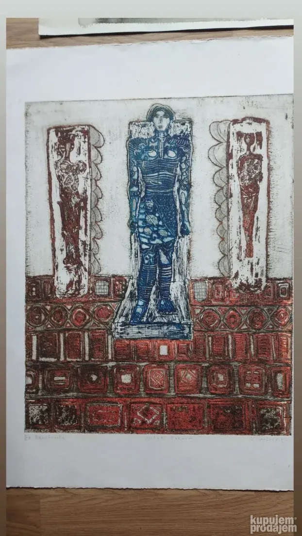 Grafika, Vladan Micić - "Mladi Faraon" - godina 1983.