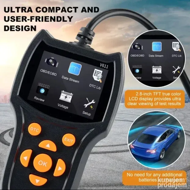 Novo - V611 OBD2 Auto Dijagnostika
