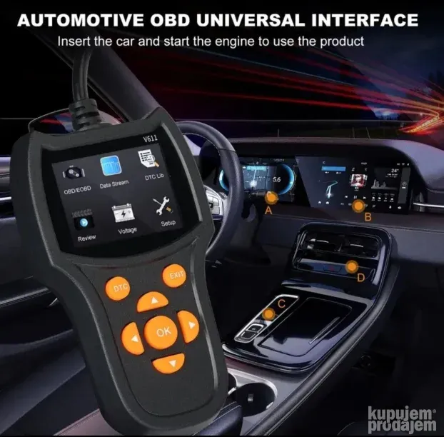 Novo - V611 OBD2 Auto Dijagnostika