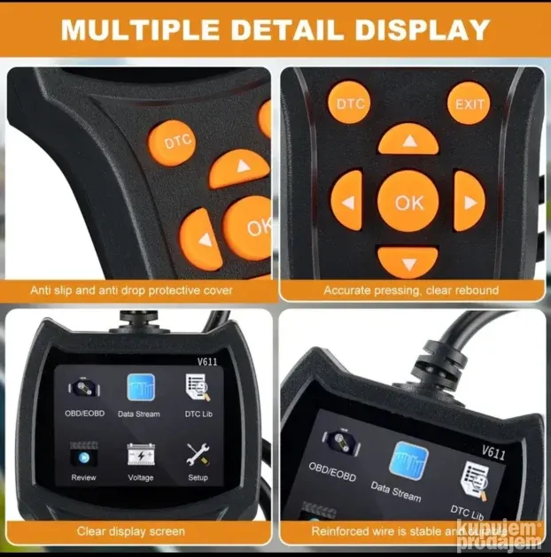 Novo - V611 OBD2 Auto Dijagnostika