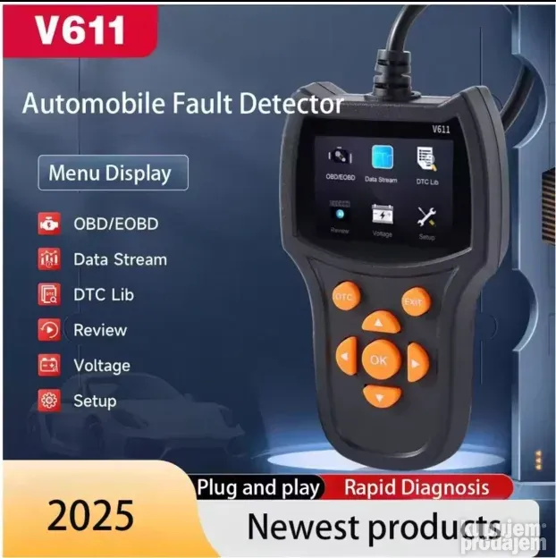 Novo - V611 OBD2 Auto Dijagnostika