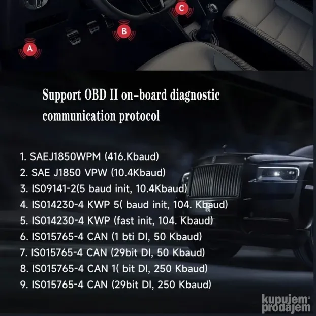 Novo - V611 OBD2 Auto Dijagnostika
