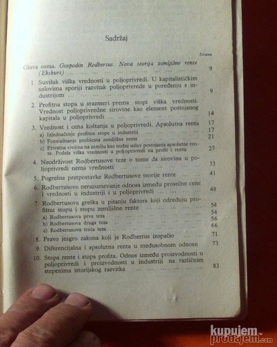 Teorija o višku vrednosti  2 Karl Marks