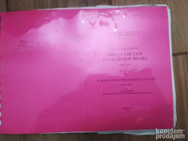 Uvod u sistem Gradjanskog Prava - dusan Nikolic