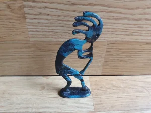 Retro metalna figura/ skulptura - Kokopelli