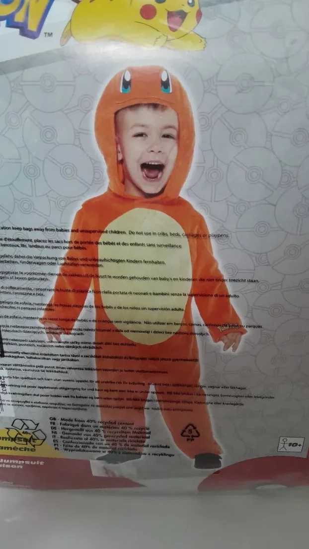 Pokemon Kostim Pidžama Pikaču XXL