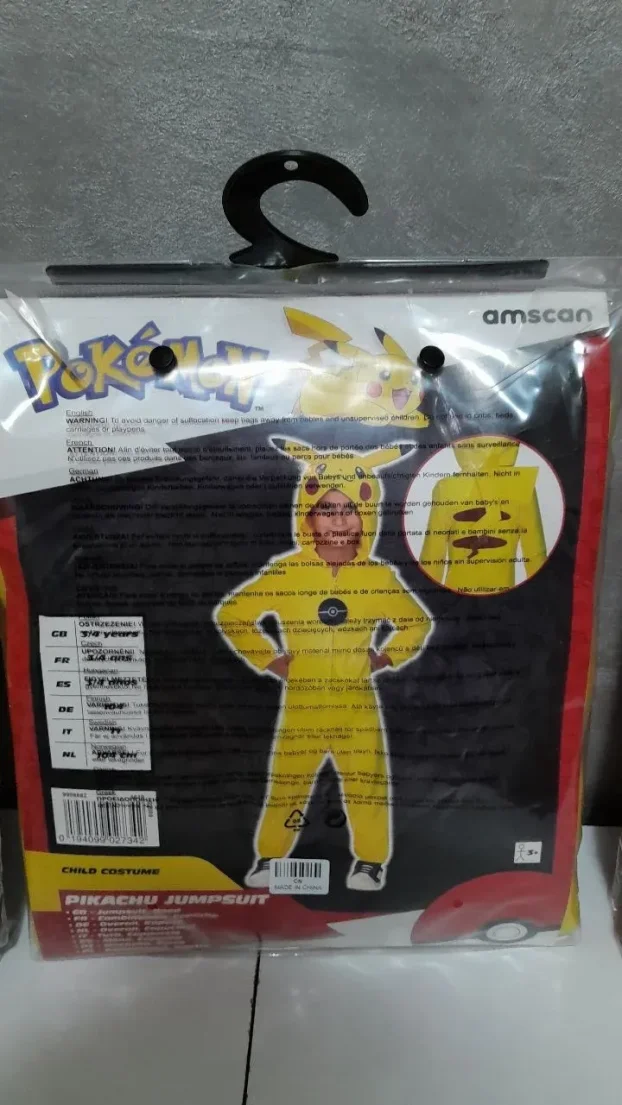 Pokemon Kostim Pidžama Pikaču XXL