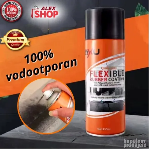 Guma u spreju za izolaciju, zaptivanje i lepljenje