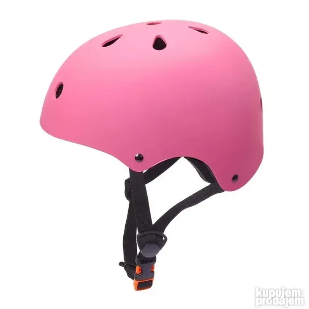 Kaciga za trotinet,rolere,skateboard (L 58-62 cm) roze