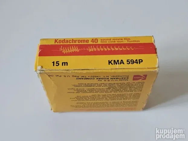 Kodak Super 8 film kasete KODACHROME Super8
