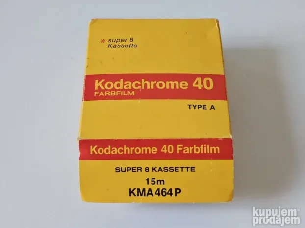 Kodak Super 8 film kasete KODACHROME Super8