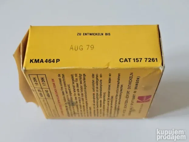 Kodak Super 8 film kasete KODACHROME Super8