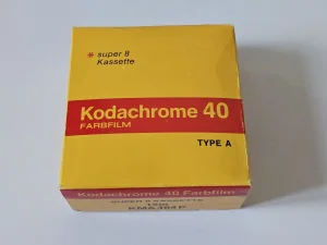 Kodak Super 8 film kasete KODACHROME Super8