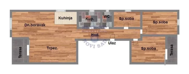 Klisa, 3.5 troiposoban, 71 m²