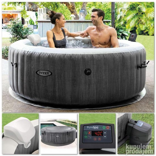 Spa Intex Whirlpool Deluxe Intex Pure Spa Greywood Deluxe Intex