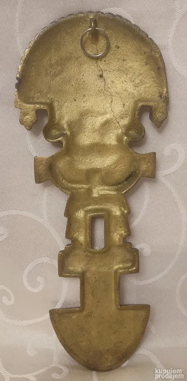 Peruanska figura Tumi zidni ukras astečko sečivo