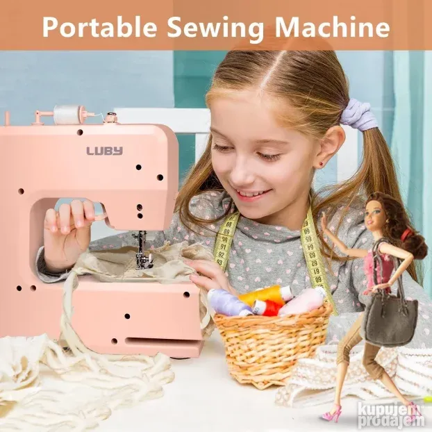 LUBY šivaći stroj, 12 integriranih šavova, DIY, prijenosna