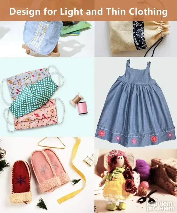 LUBY šivaći stroj, 12 integriranih šavova, DIY, prijenosna