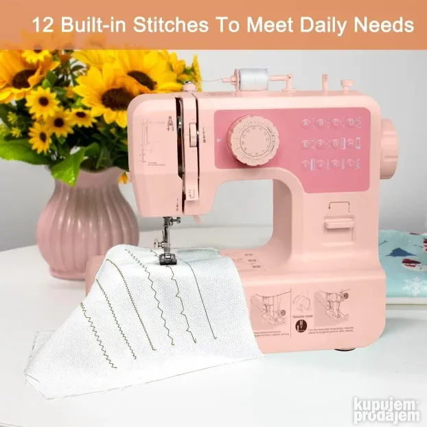 LUBY šivaći stroj, 12 integriranih šavova, DIY, prijenosna