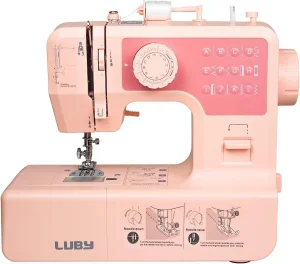 LUBY šivaći stroj, 12 integriranih šavova, DIY, prijenosna