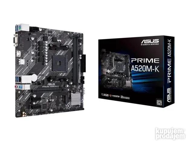 ASUS PRIME A520M-K + AMD Ryzen 5 5500 4.2Ghz + 16GB 3200